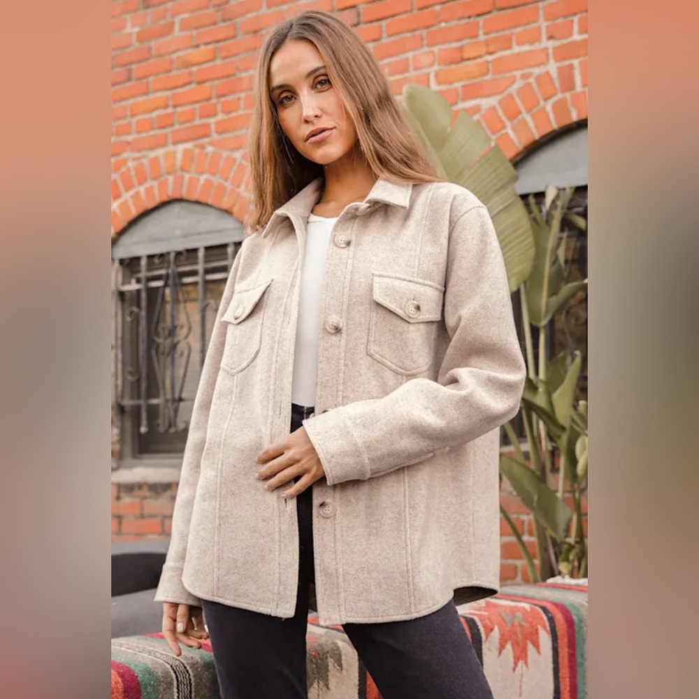 Lulu's Cream Shacket
